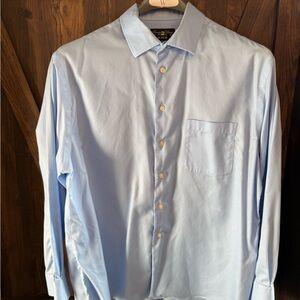 Pronto Uomo Sky Blue Dress Shirt 18•34/35 Slim Fit